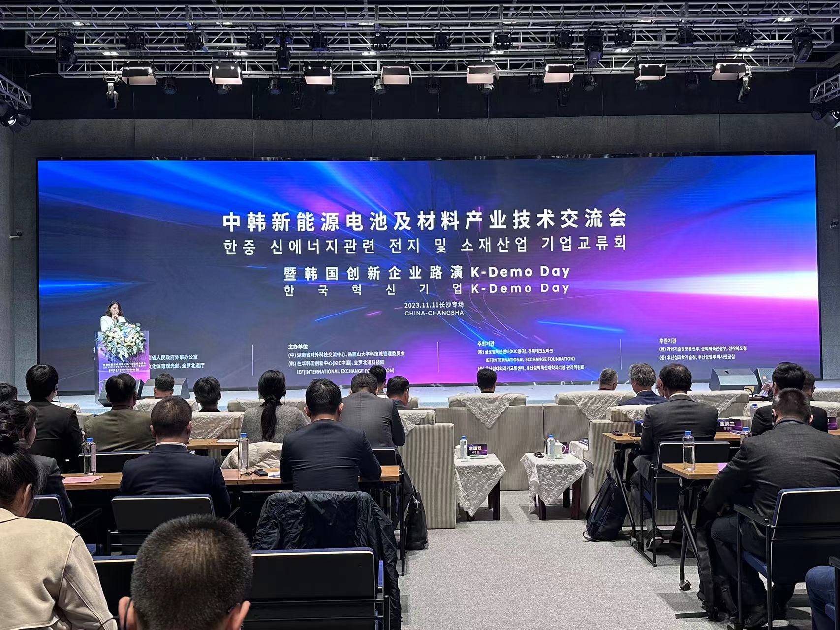 中韓新能源電池及材料產(chǎn)業(yè)技術(shù)交流會長沙專場順利舉行，深度碰撞技術(shù)火花